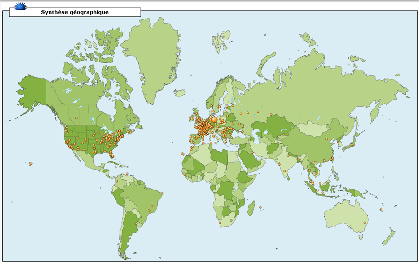 audience internationale