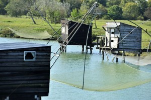 Carrelets, Beauvoir sur Mer, dep85, La Velodyssee, France