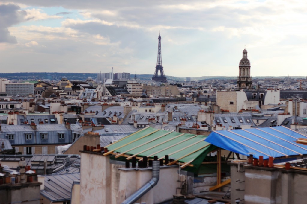 blog paris tour Eiffel vue sur paris 