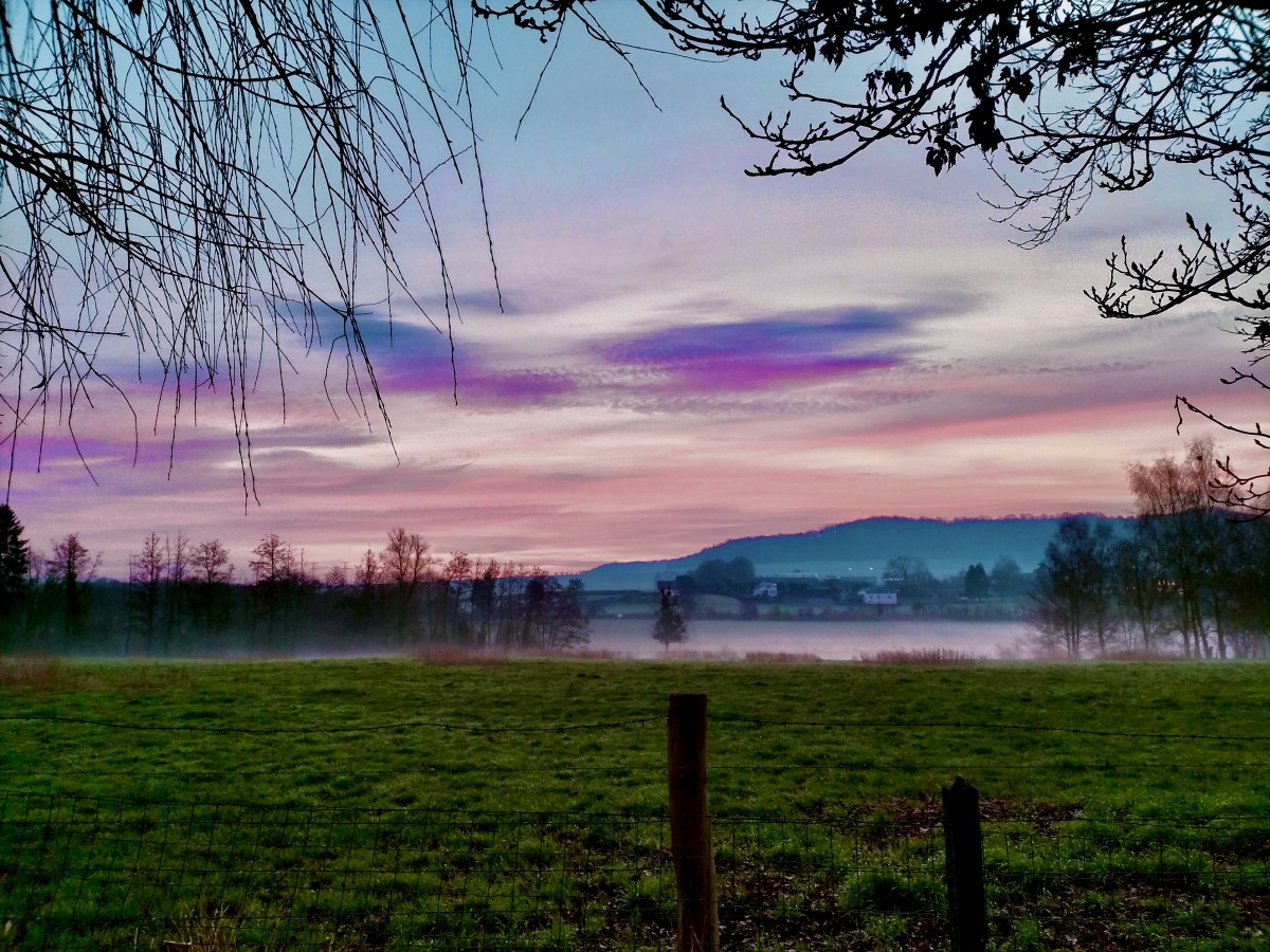 coucher de soleil paysage prairie normandie blog lifestyle upupup.fr