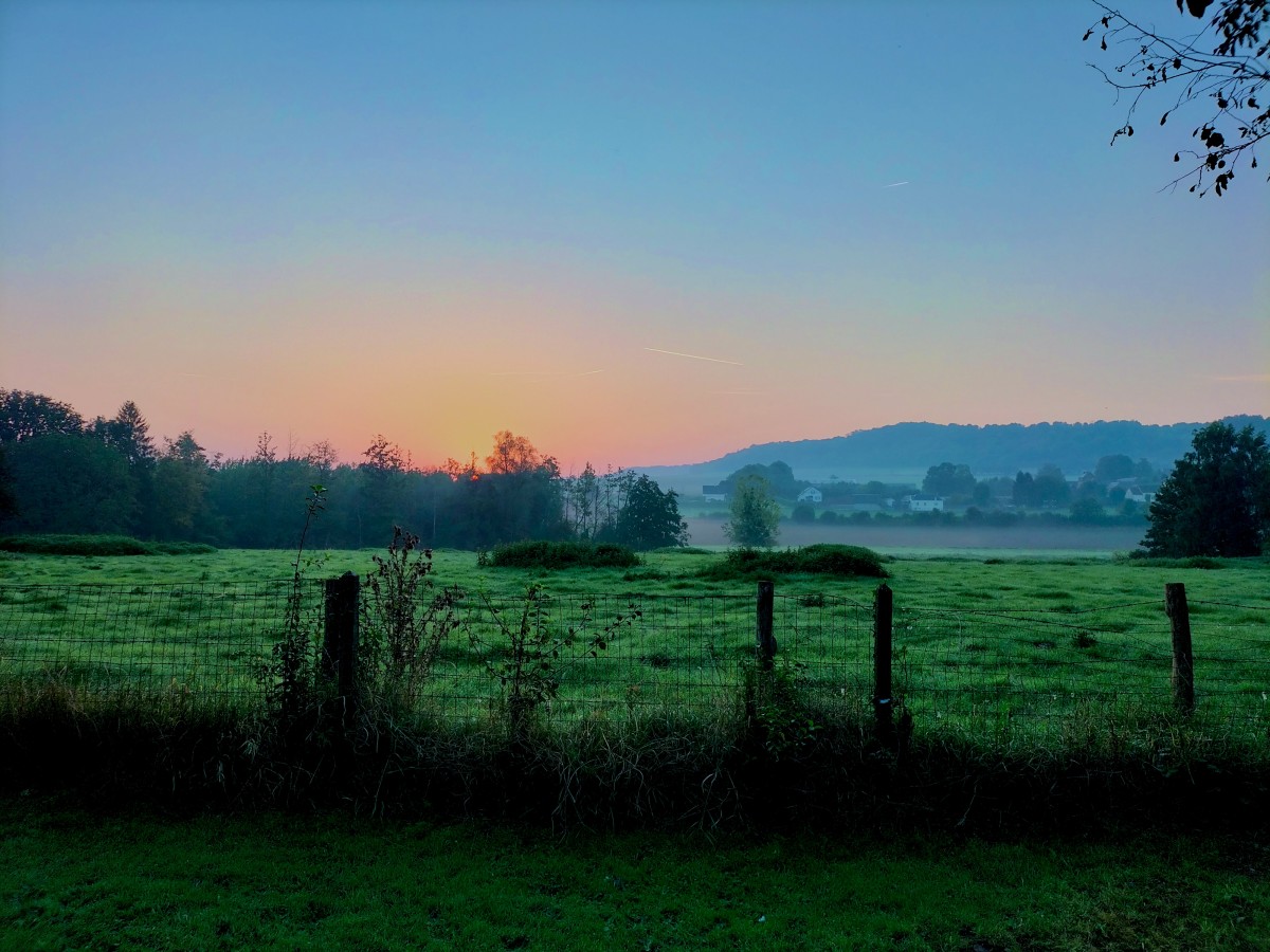 lever du jour paysage prairie normandie blog lifestyle upupup.fr